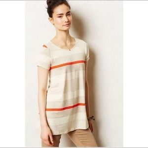 Anthropologie Striped Swing Tee